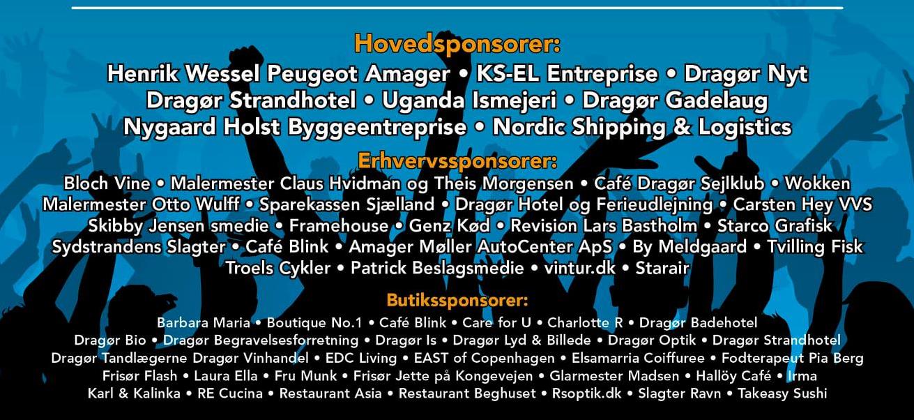 Dragør Havnefest 2021 – Sponsorer